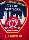 New York Fire Department Afghan