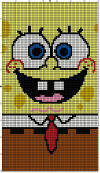 Spongebob Face 70 x100